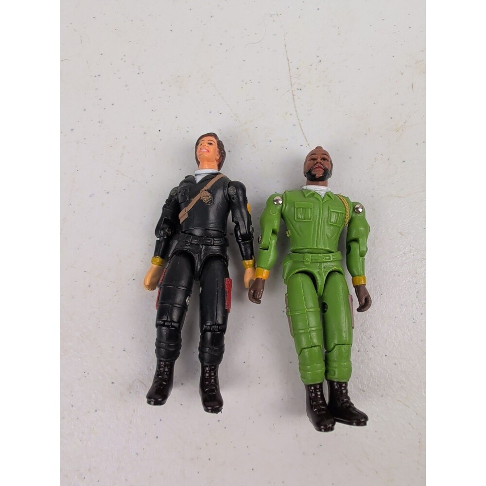 1983 Galoob Face & Mr T ACTION FIGURES 4" A-Team